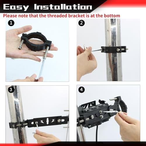 Motorcycle Spotlight Mounting Bracket, Light Bar Expansion Bracket for Spot
