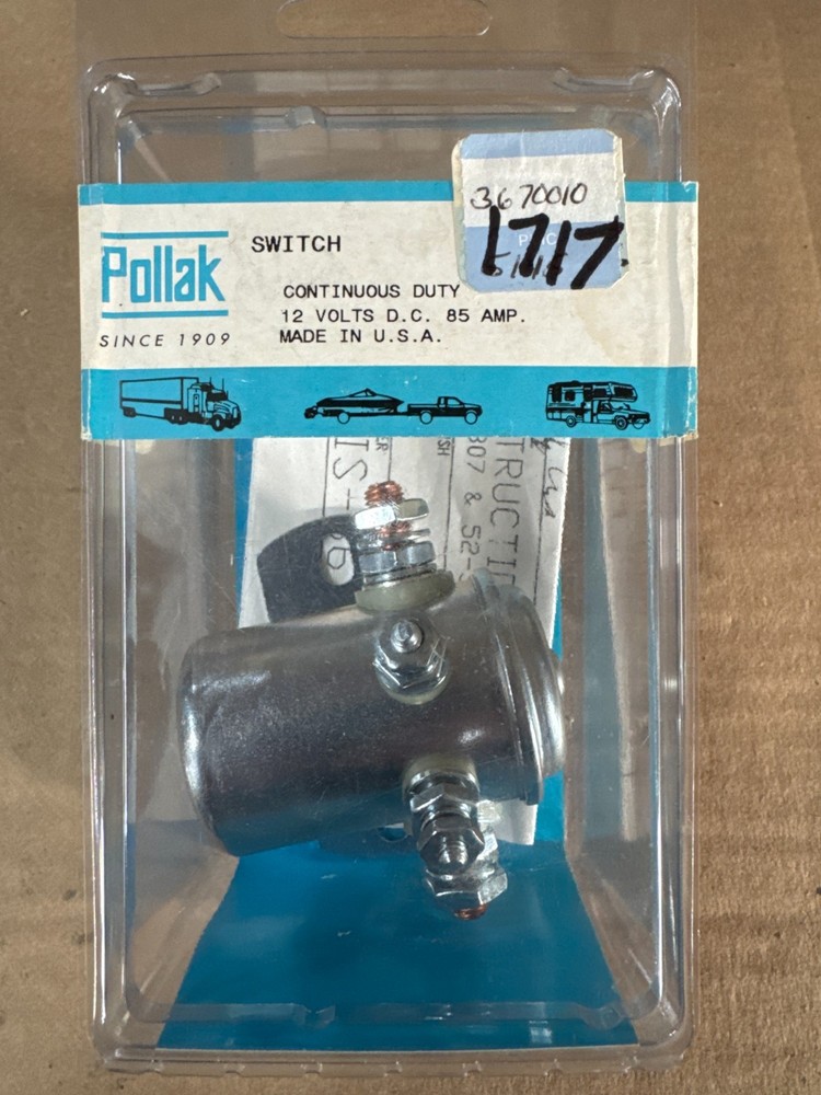 Pollak 52-307V Continuous Duty Starter Solenoid Switch