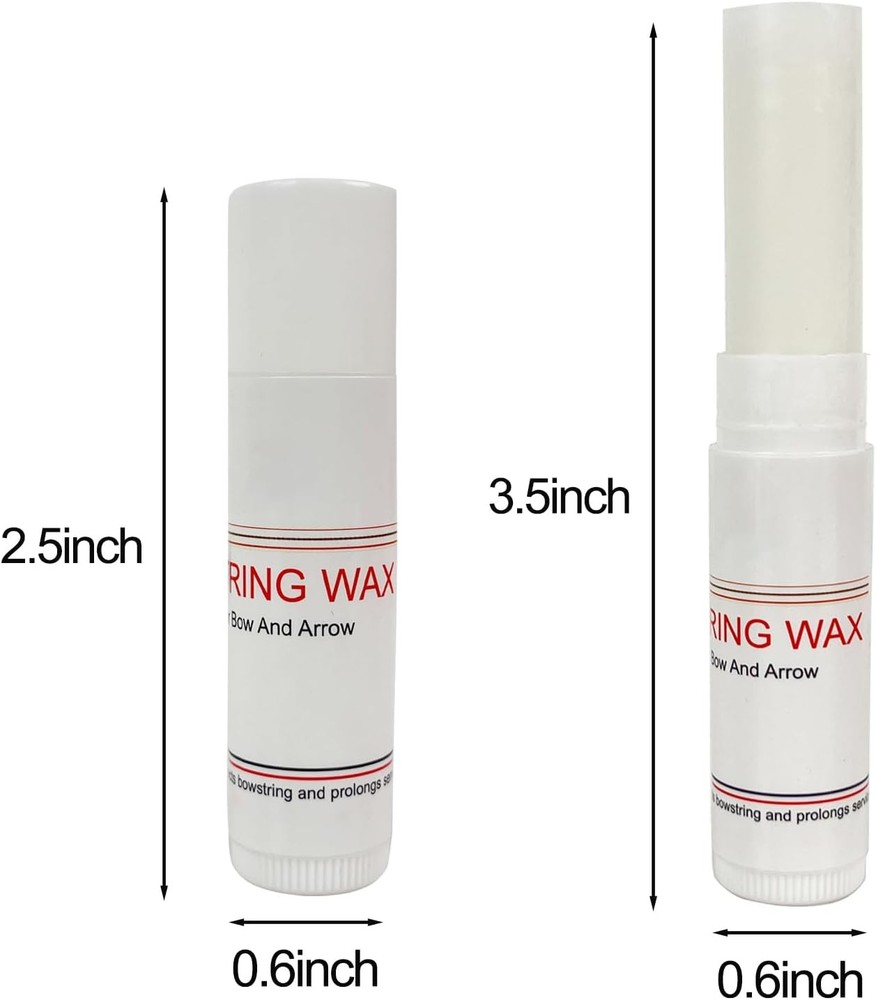 5 Pieces Bow String Wax, Protective Bowstring Waterproof Rail Lube for Crossbow