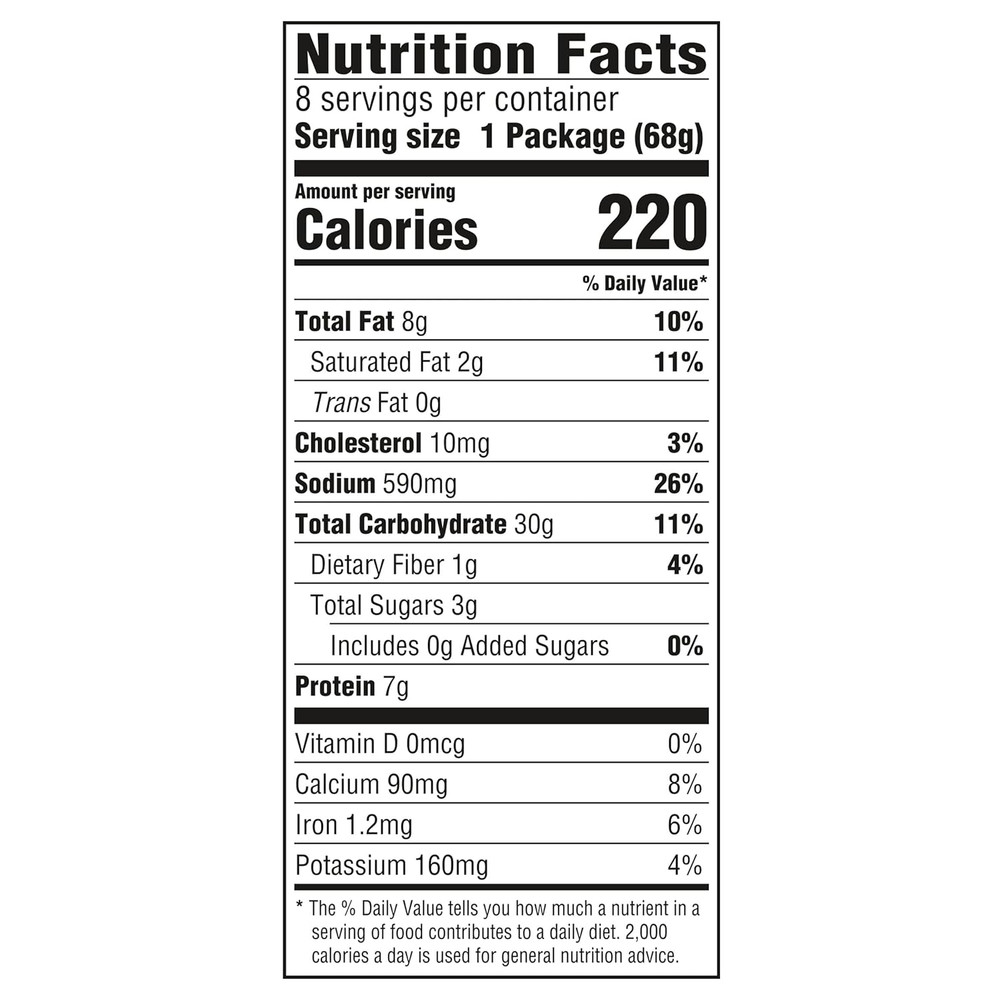 Shells & Cheese Original Microwaveable Shell Pasta & Cheese Sauce, 8 Ct Box, 2.3