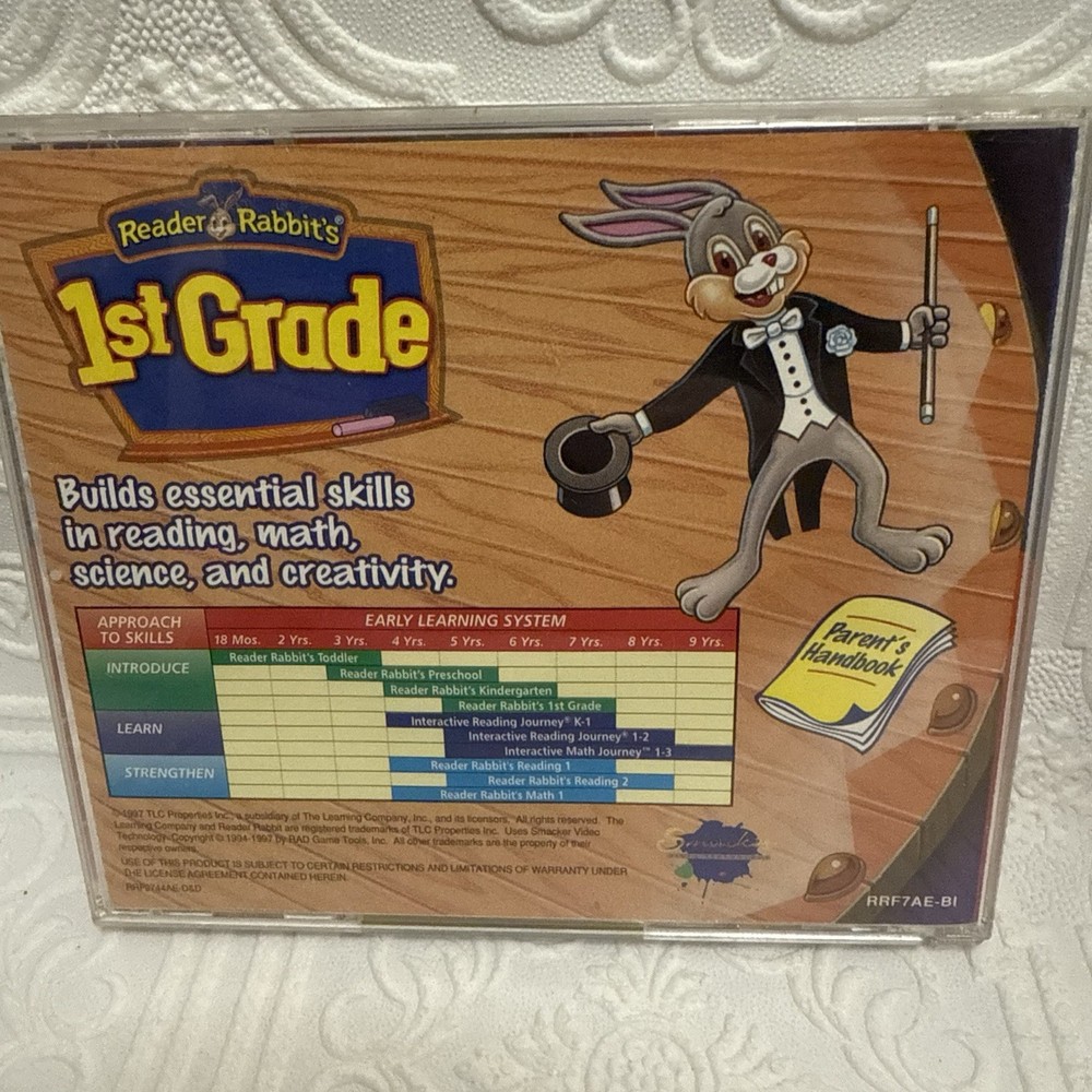 Reader Rabbit's 1st & 2nd Grade PC CD-ROM Game (The Learning Company, 1997)