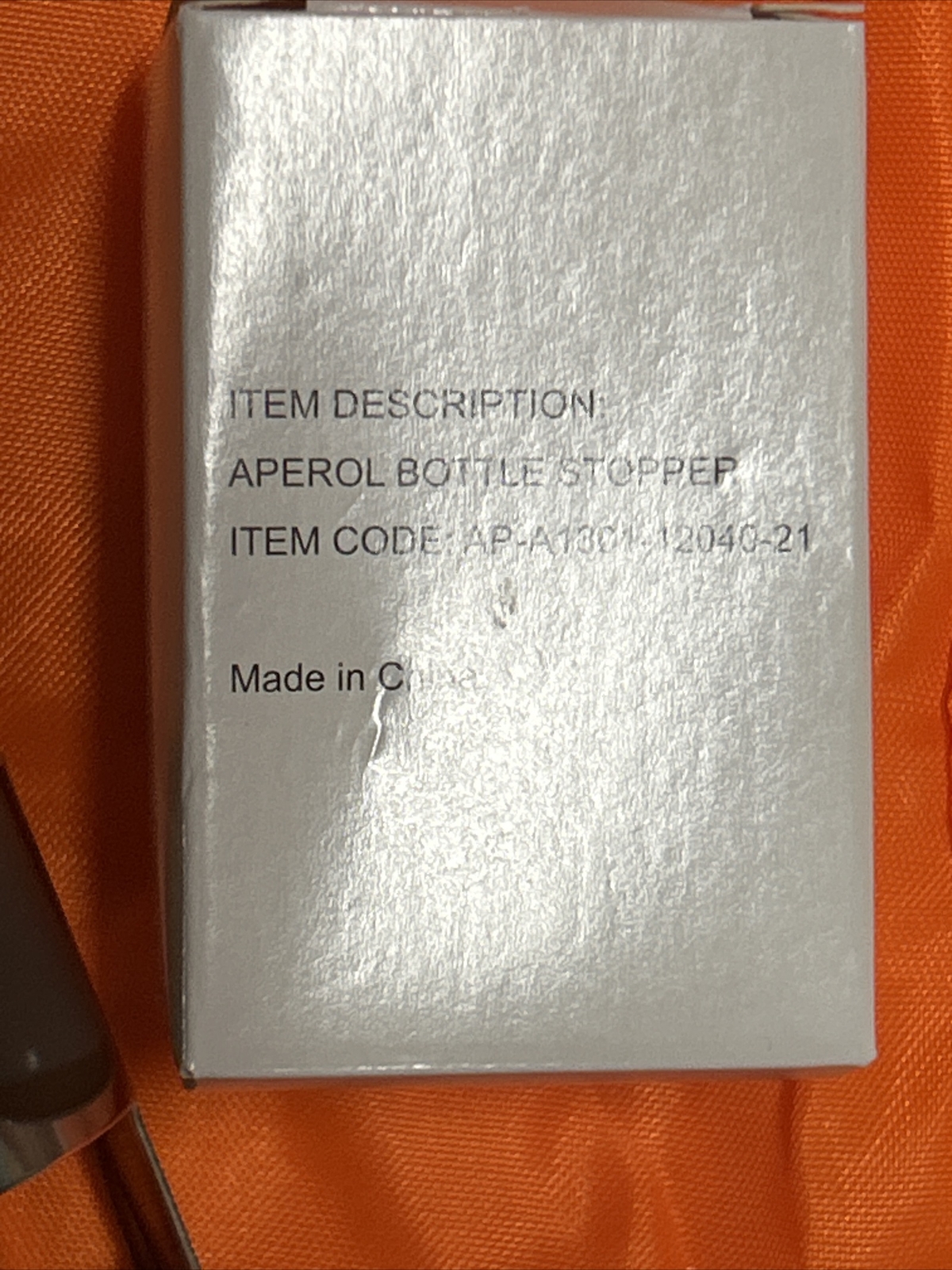 Aperol Spritz Pass Collection Bag Pin Stopper Alcohol