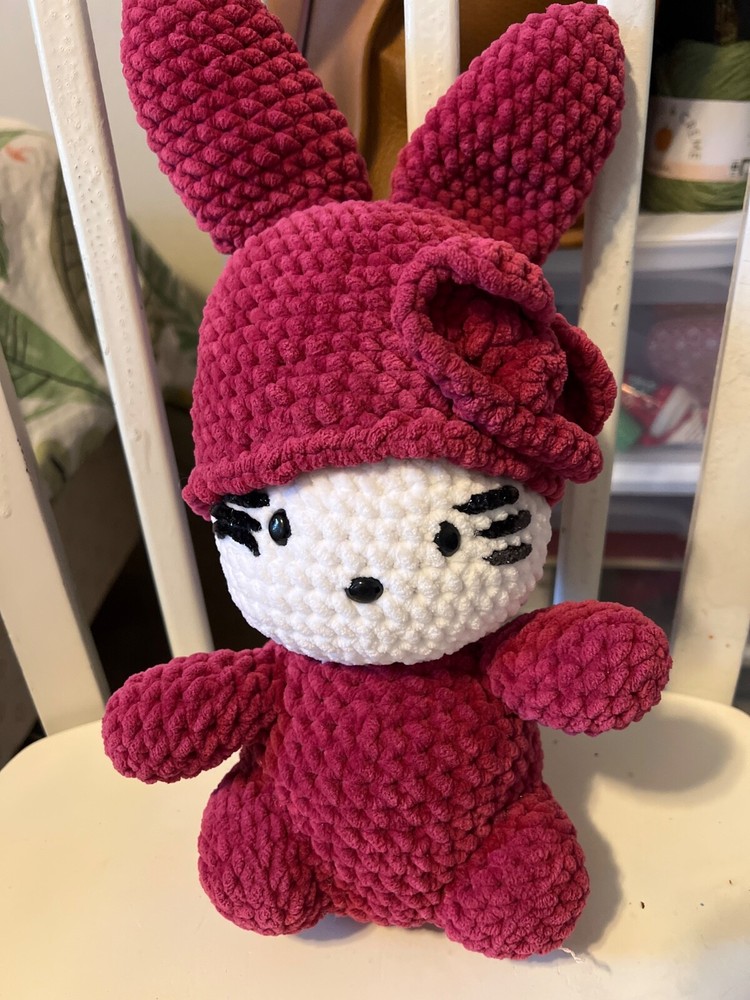 Handmade Crochet Cute Kitty Plushie