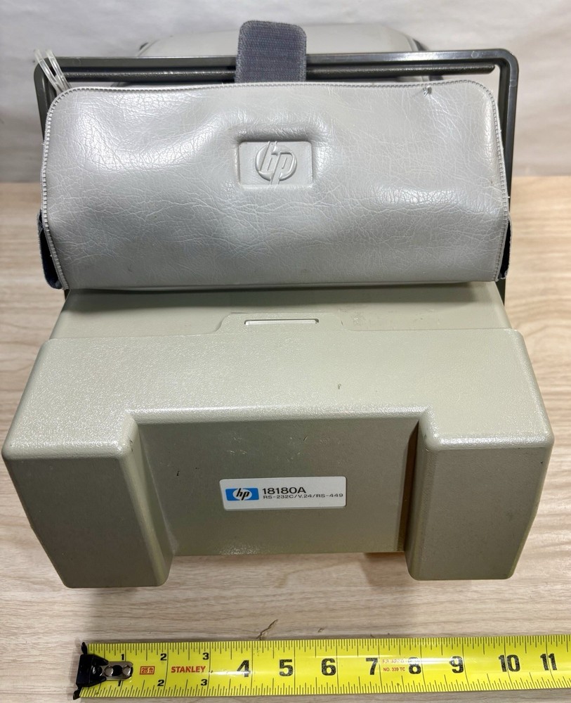 HP 4952A Protocol Analyzer – with 18180A Interface, Cables & Bag. Untested.