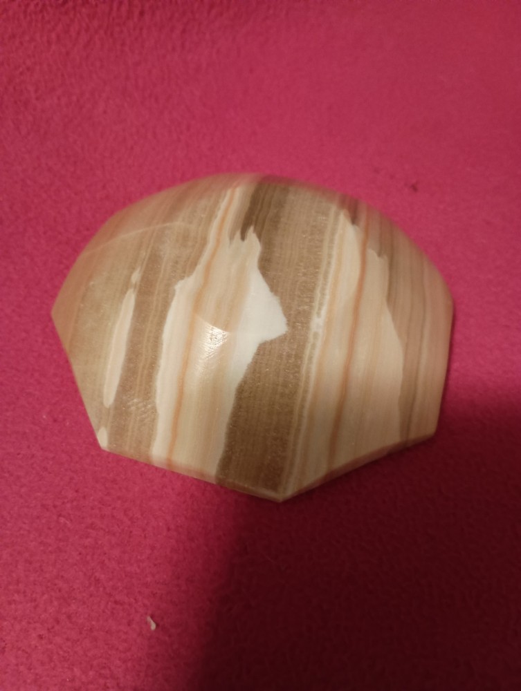 Octagon Calcite Ashtray 4"