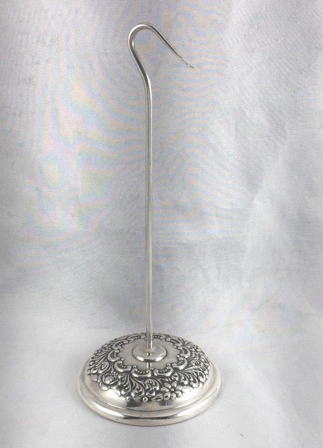 Fancy Sterling Desk Paper Hook/Holder