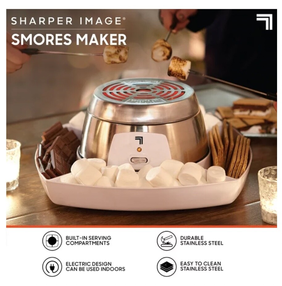 Sharper Image Electric S'mores Maker - Gray, Tabletop