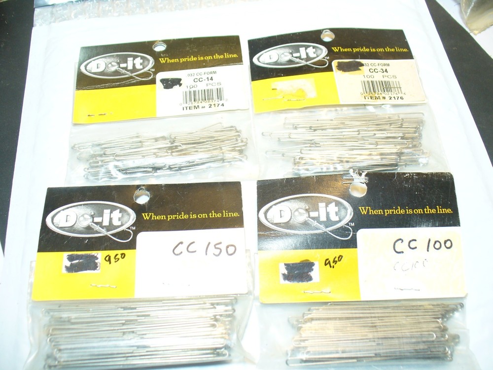 DO-IT CC Wire Forms 400 ASSORTED CC-14,CC34,CC100,CC150, WIRE FORMS