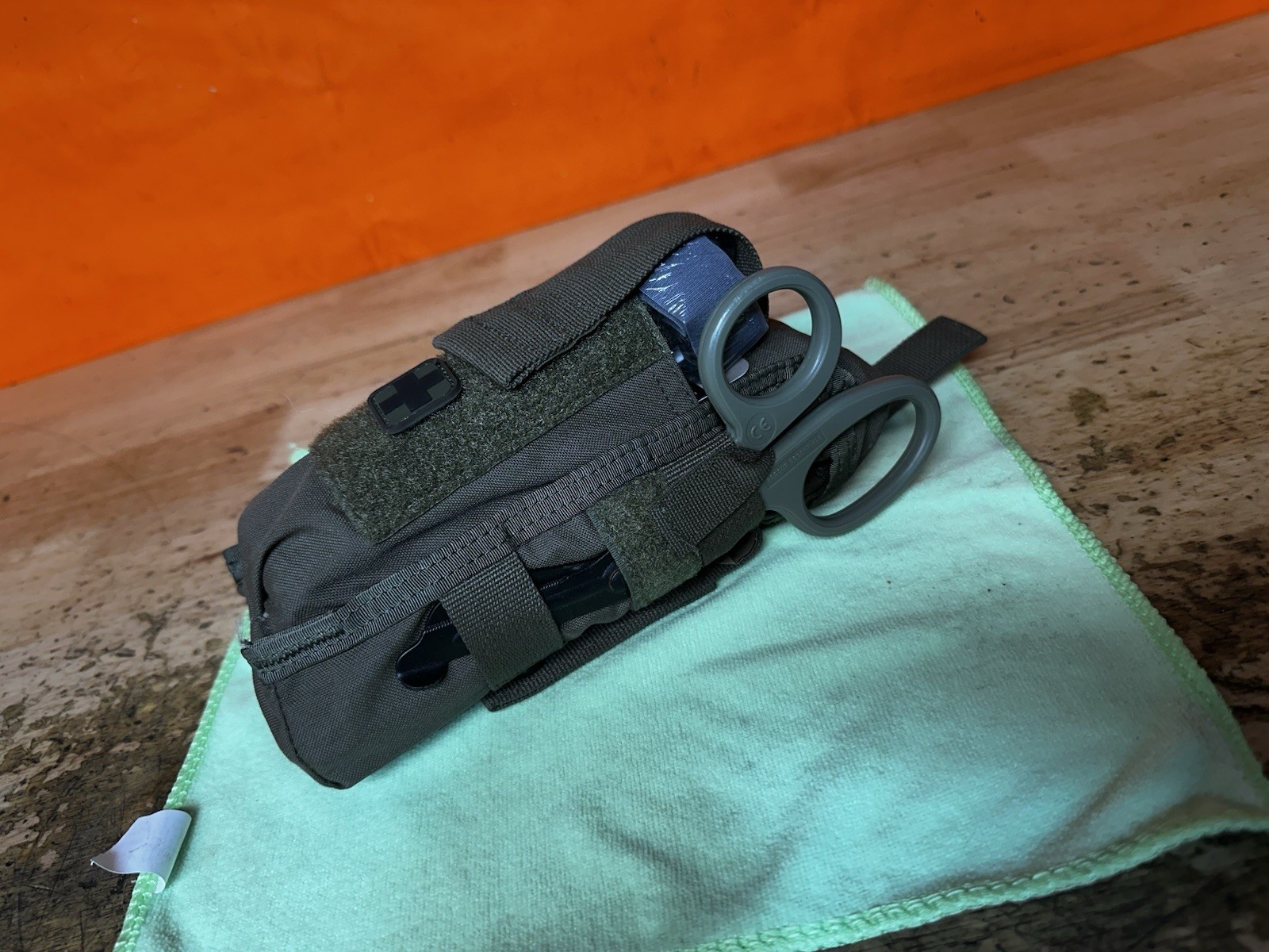 D.A.R.K. Slim Trauma Kit Ranger Green. Dark Angel Medical CIV-LE