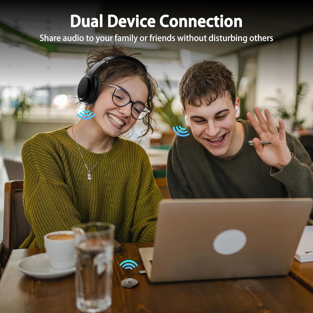 Bluetooth 5.4 Adapter for PCs, TVs & Consoles - High Quality Audio Sharing