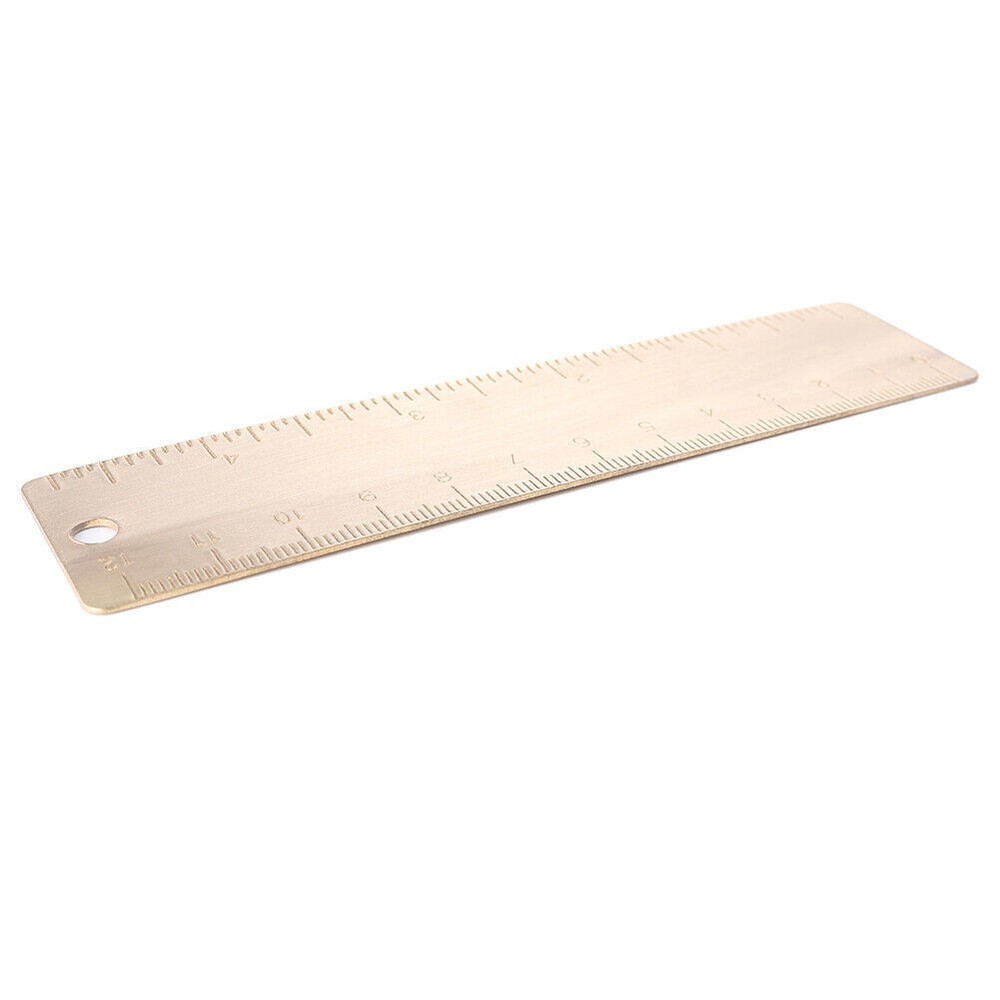 Mini 12CM Brass Caliper Scale Ruler Small Ruler Measuring Tool Kit