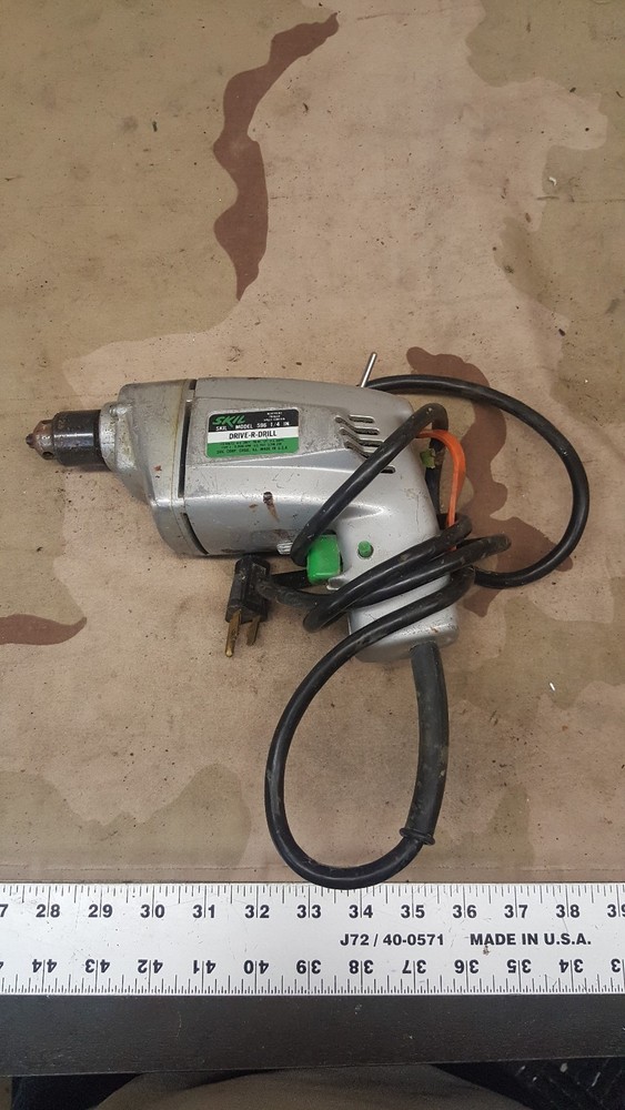 Skil Drill with Key & Thor Variable Speed Drill with Key