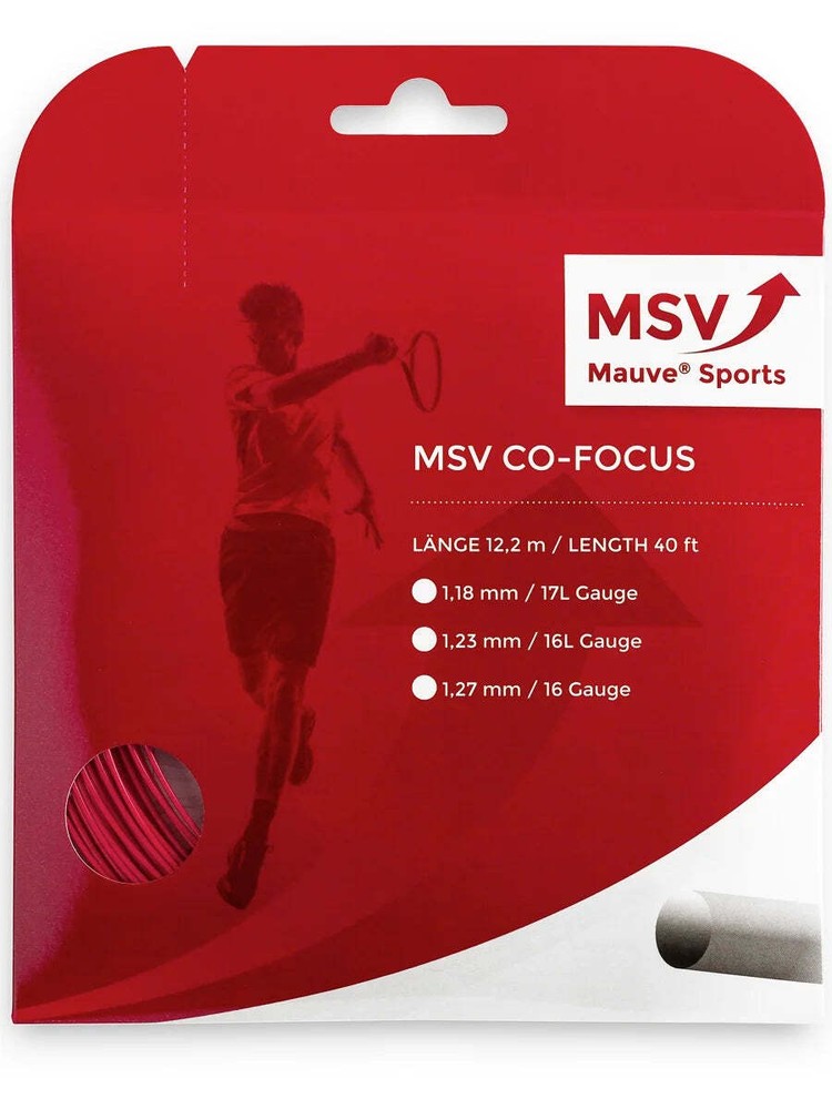 MSV CO-FOCUS 16L/1.23mm String Set - Red