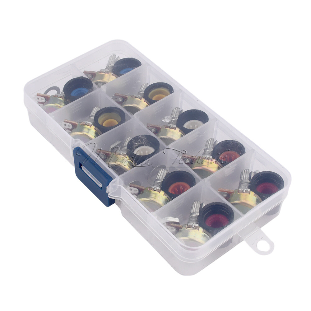 Rotating Cap Single Amplifier Adjustable Potentiometer WH148 Resistor Kit DIY-