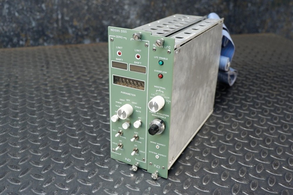 Nuclear Data ND599 LFC & ND595 DDS NIM Bin Modules