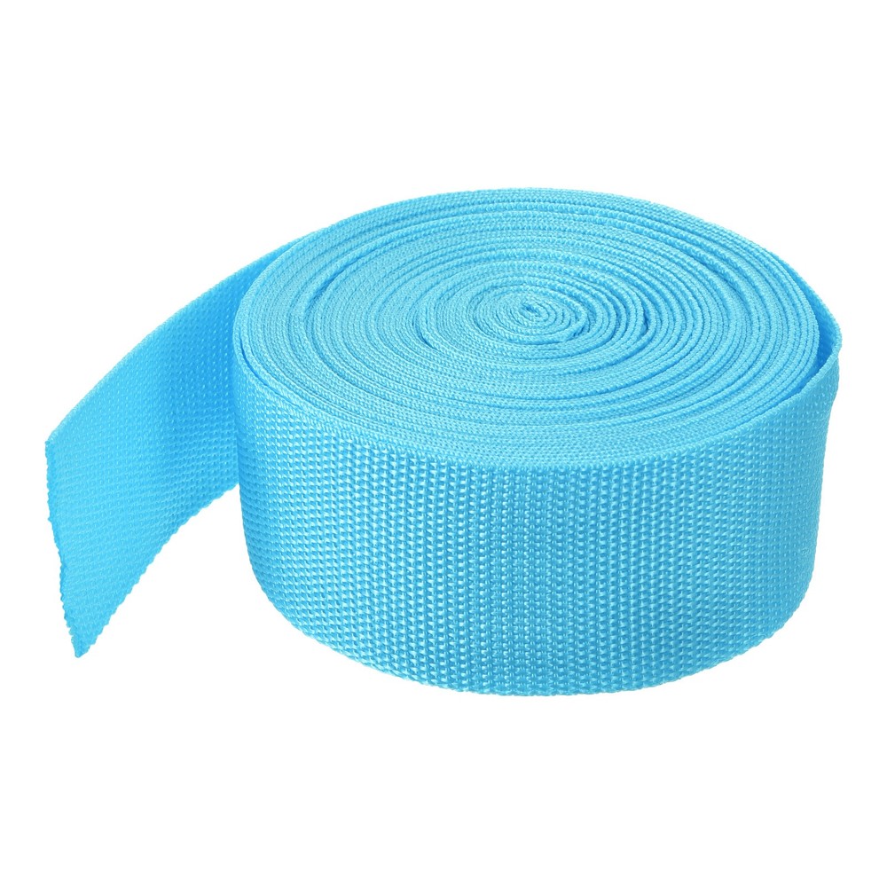 Lightweight Polypropylene Webbing Strap 5cm 10 Yard Sky Blue