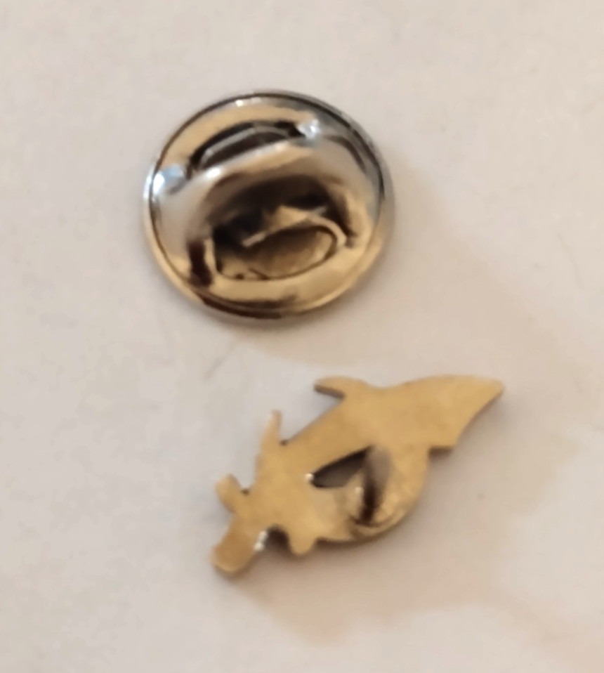 Sparkling Masonic Sword Tiny Tack Pin