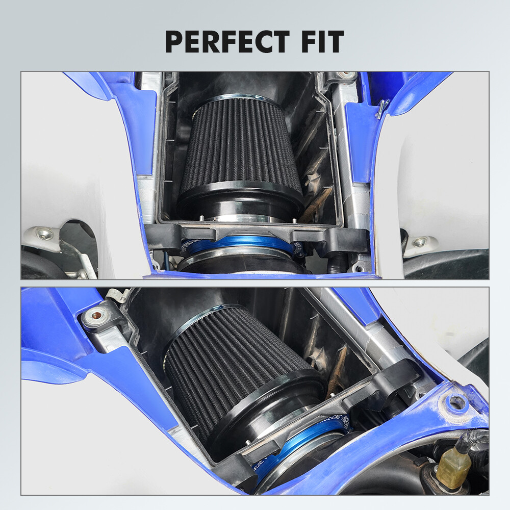 For YAMAHA YFZ450R Air Filter Intake With Holder Adapter Kit #5TG-14451-01-00