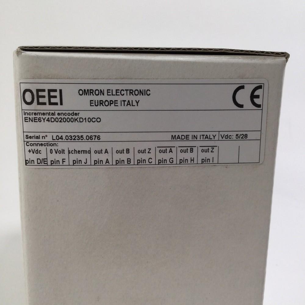 Omron ENE6Y4D02000KD10CO Incremental Encoder Vdc 28 New NFP