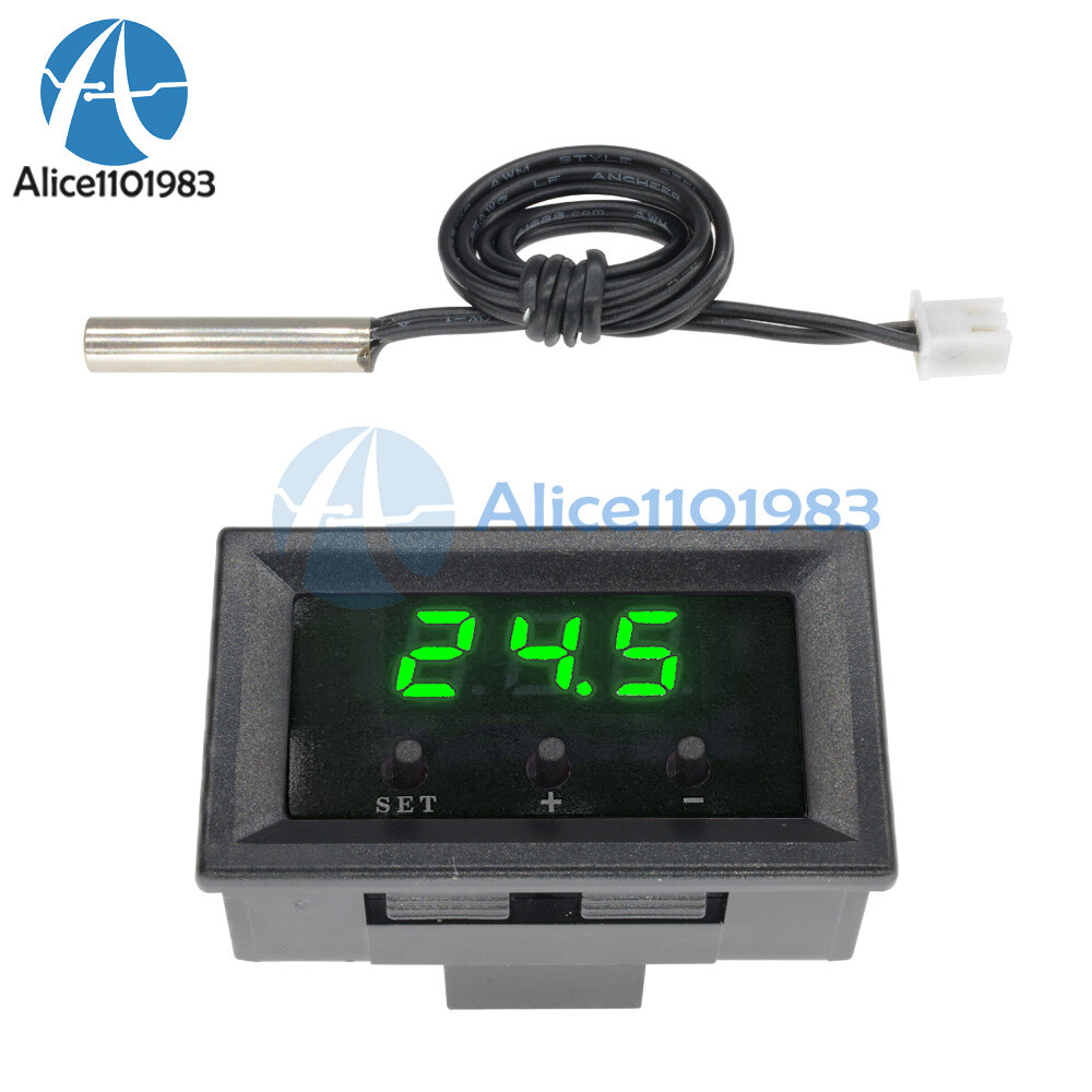 W1209 DC 12V Digital Thermostat Temperature Controller Sensor -50~110°C w/ Case