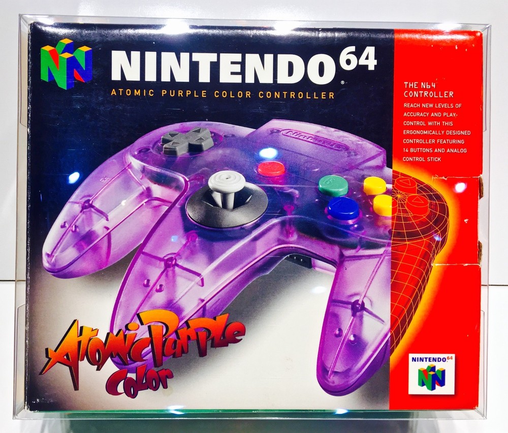 5 N64 CONTROLLER Box Protectors! Custom Made Acid-Free Cases Nintendo 64 Boxes