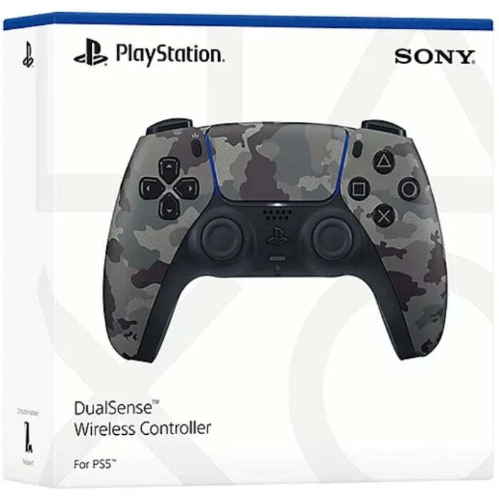 DualSense Wireless Controller - Gray Camouflage [PlayStation 5 Accessory] NEW