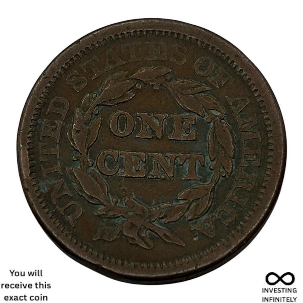 1846 Small Date Large Cent X-1723