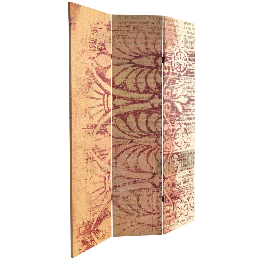 6 ft. Tall Yesterday Canvas Room Divider