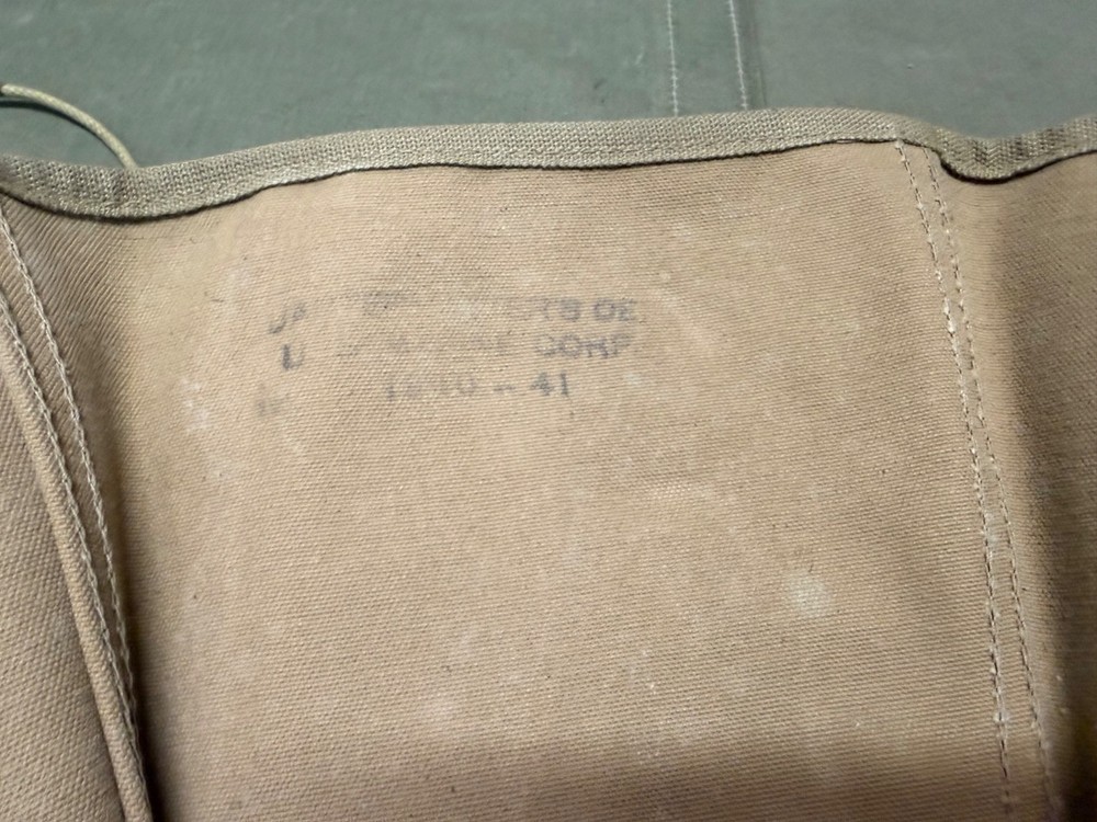 ORIGINAL WWII US USMC MARINE P1941 COMBAT FIELD LEGGINGS-SIZE 4,