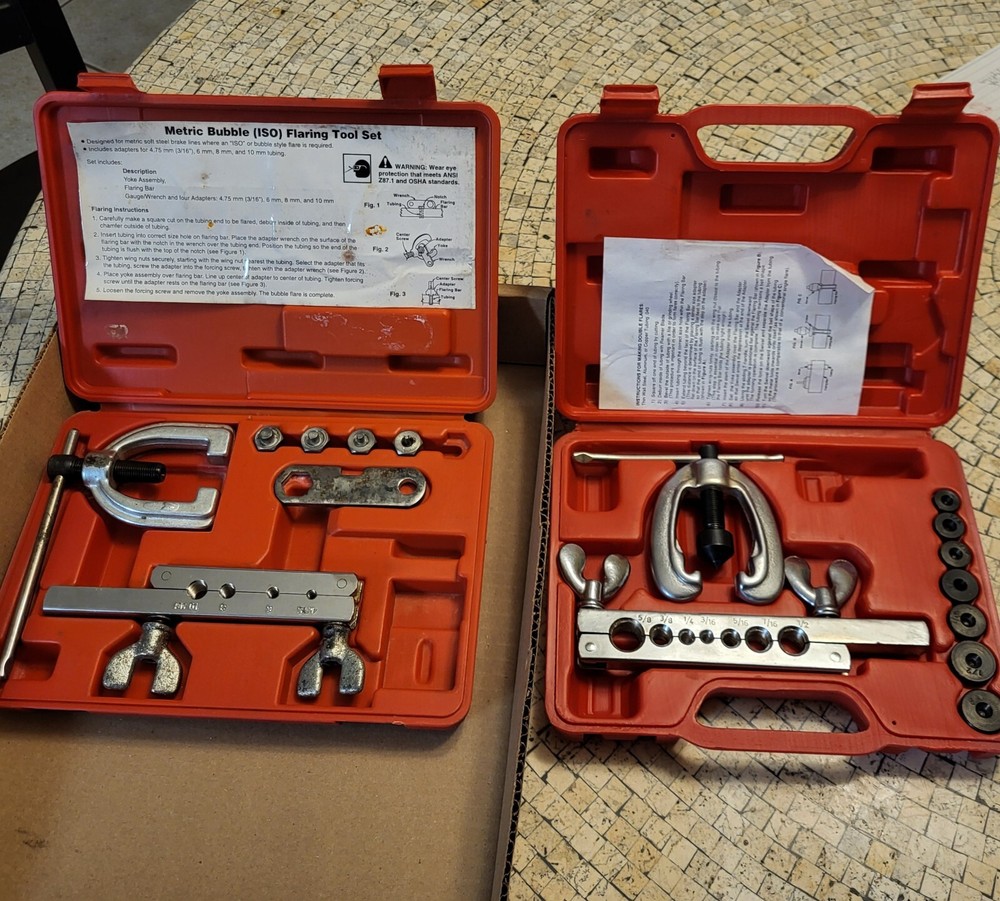 ATD Flaring Tool Kits - ATD-5463 Double & ATD-5464 Bubble (ISO)