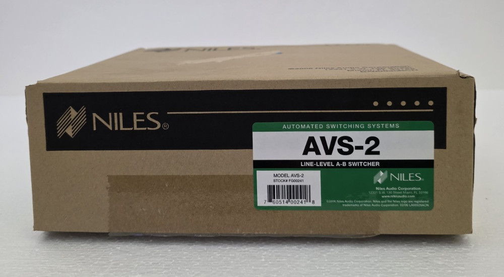 NILES AVS-2 Coltage Activated A-B Switch