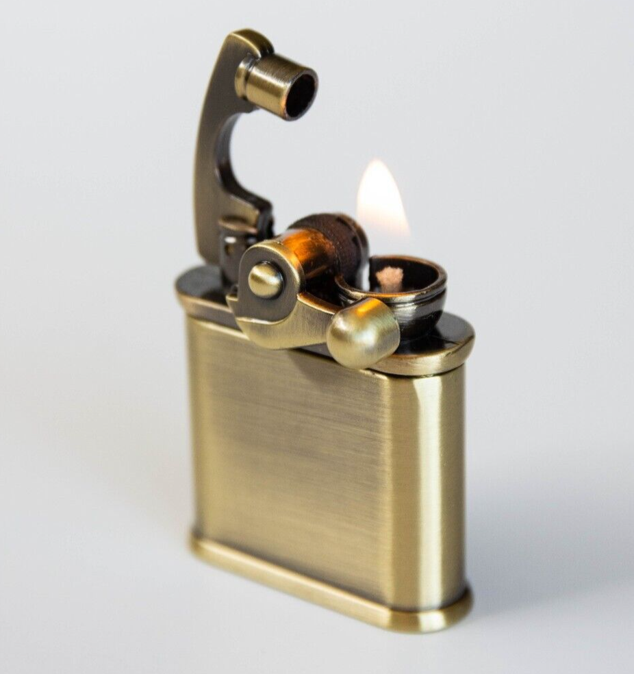 VINTAGE RETRO CLASSIC STYLE LIGHTER Trench Retro CAM IGNITION Lighter O Ring USA