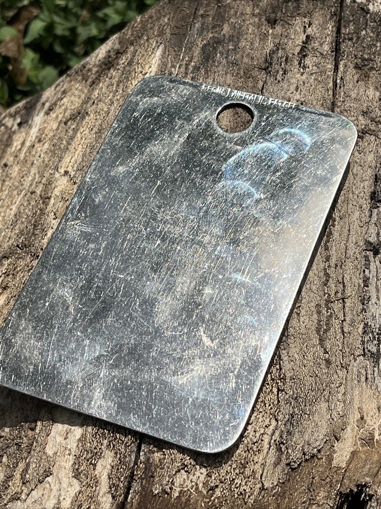 WW2 US Pocket Shaving Signal Mirror DEFIANCE CHECK WRITER CORP NY