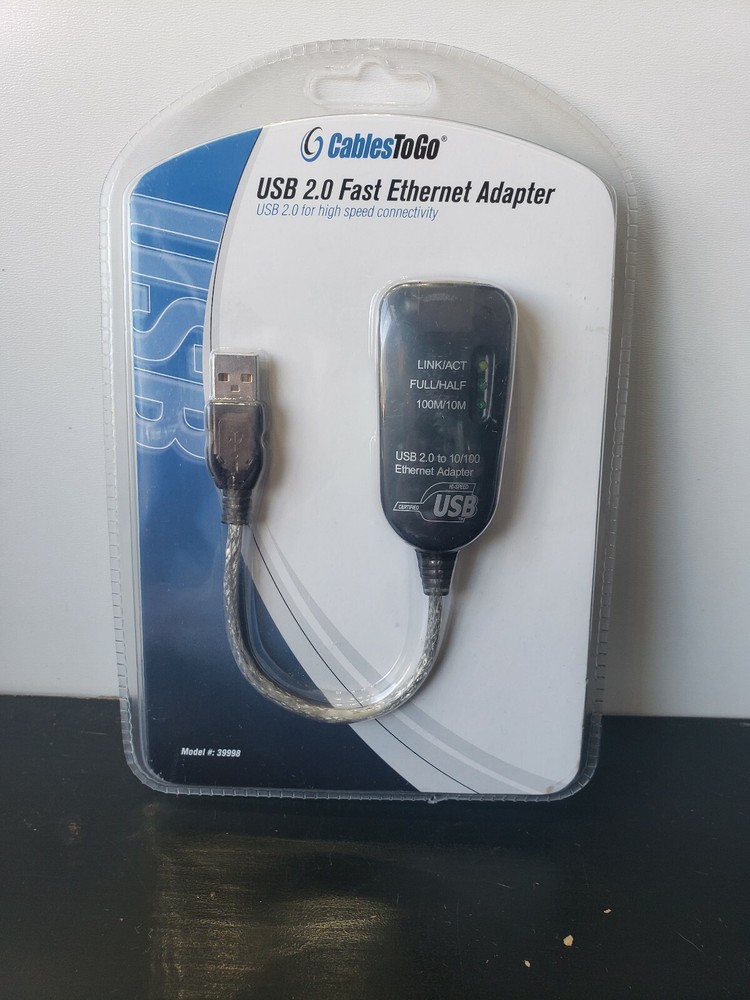 Cables To Go 39998 JETLAN USB 2.0 FAST ETHERNET ADAPTER