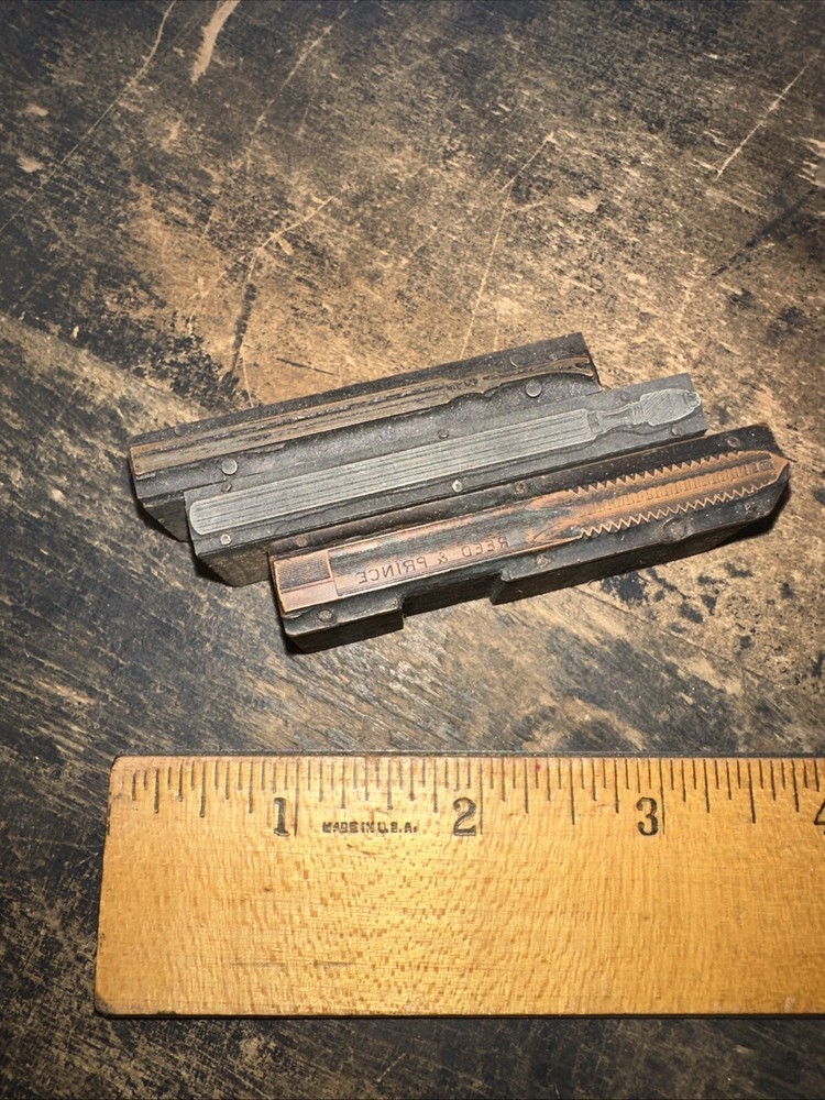 Printing Blocks ( Old Speciality Tools ) Type Cut Blocks