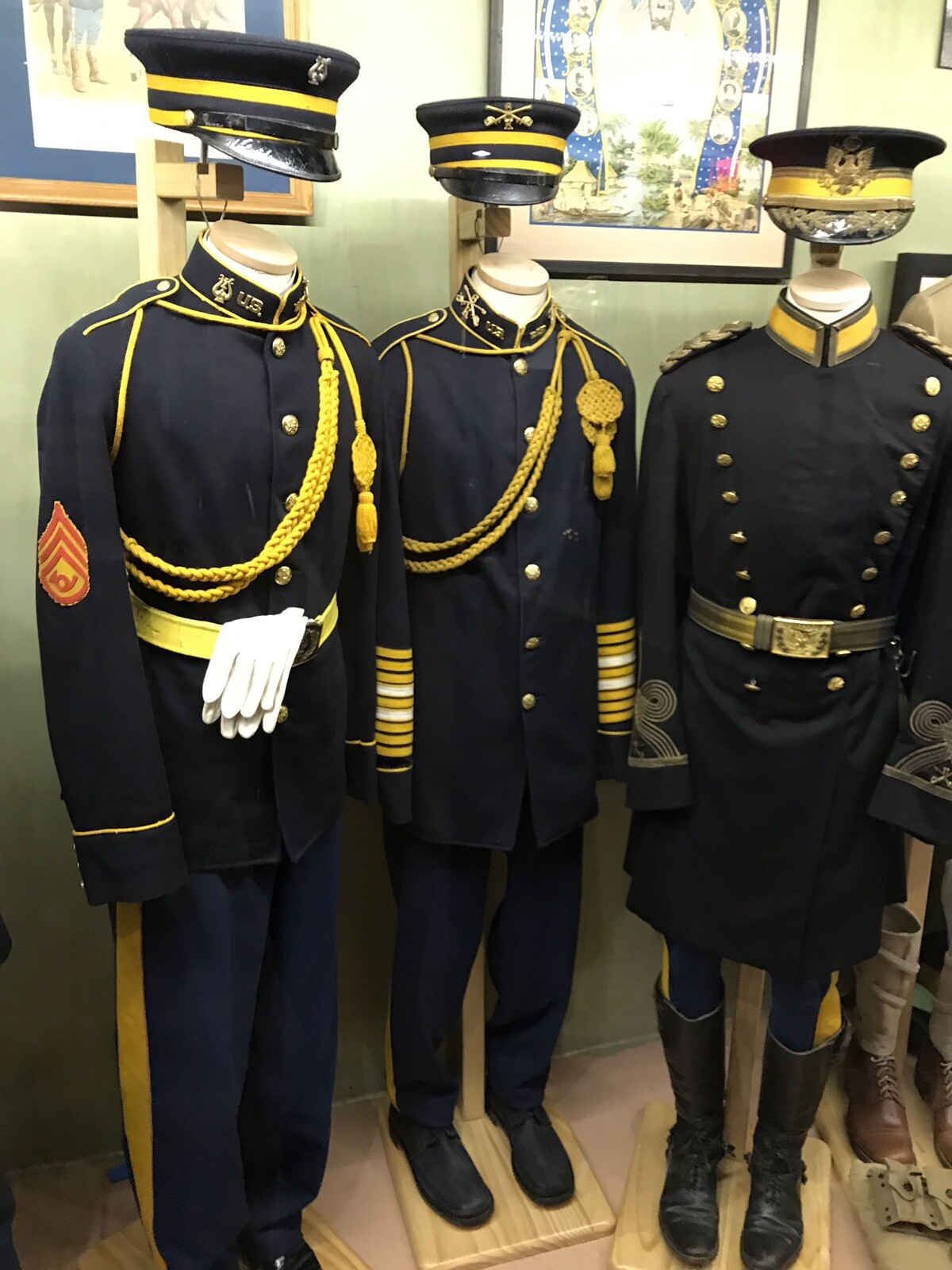 US Army M1902 Dress Blue Cavalry Tunic Coat Size 52