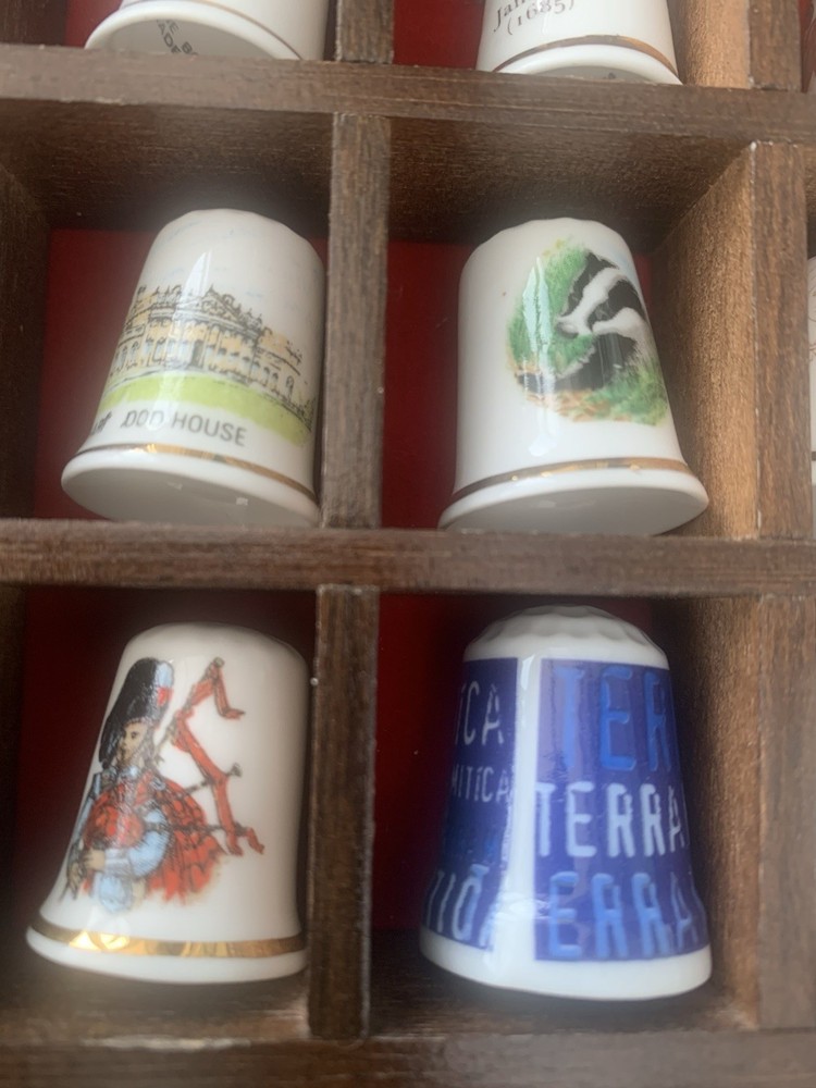 48 X Bone China Thimbles.