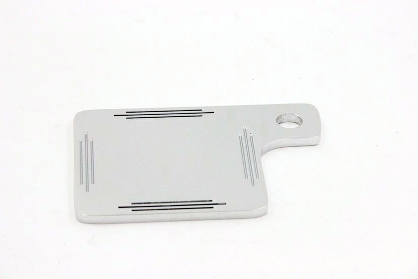 Chrome State Inspection Tag Sticker Renewal Holder Display Plate For Motorcycles