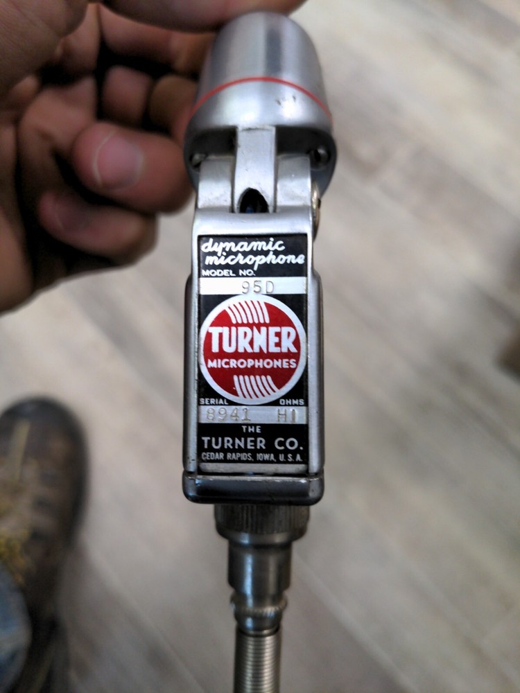 1950s Vintage Turner dynamic microphone Model 95D