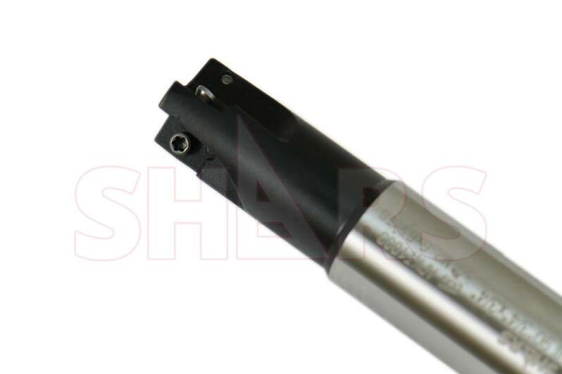 CNC 3/4" 3 FL 90° Indexable End Mill APMT Insert W/Certificate save $132.05 ![