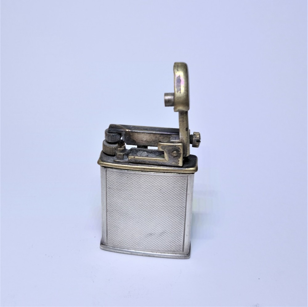 Parker Lighter, Silver Sleeve, Working Condition, Silversmith Workshop Piece,