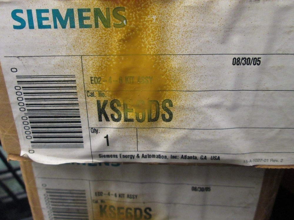 Siemens ED2-4-6 Kit Assy KSE6DS New Surplus