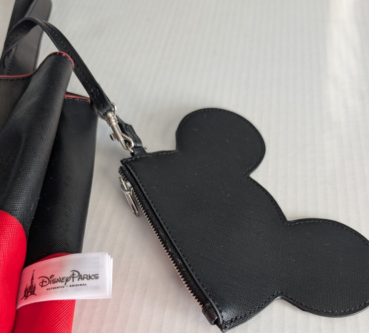 Minnie Mouse Disney Parks Reversible Tote with Mickey Mouse Clubhouse coin purse