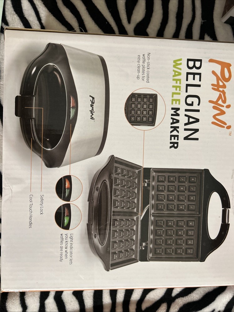 Parini Belgian Waffle Maker New Never Opened Sealed