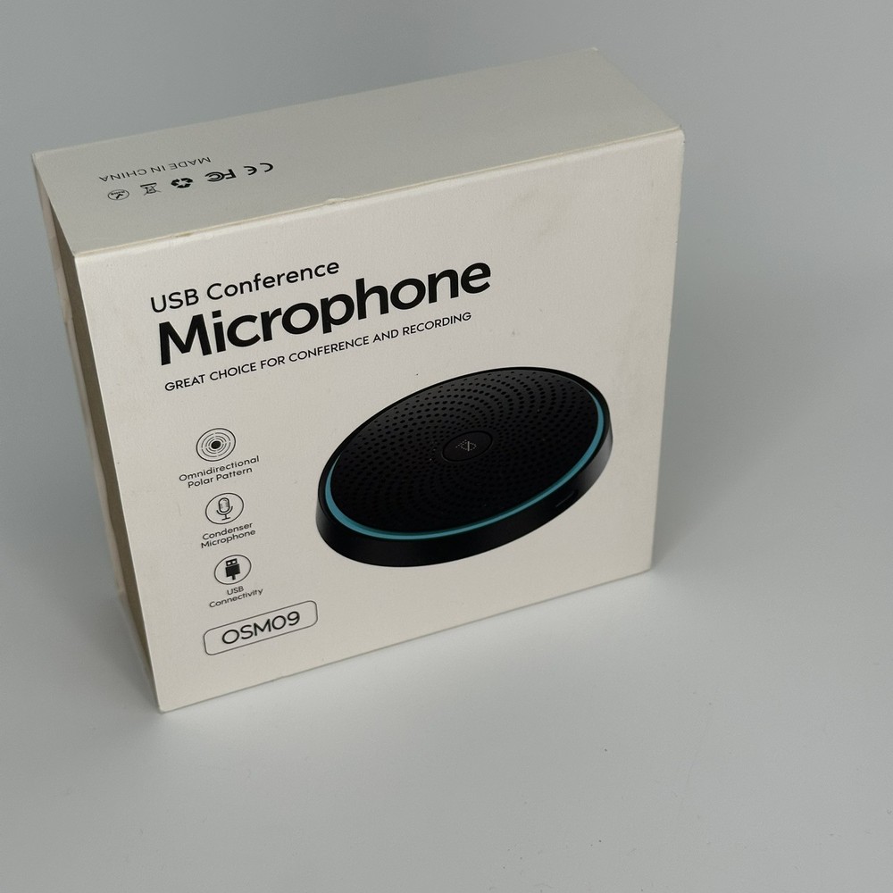 Omnidirectional USB-C Microphone | Mute Button | OSMO9 | NEW