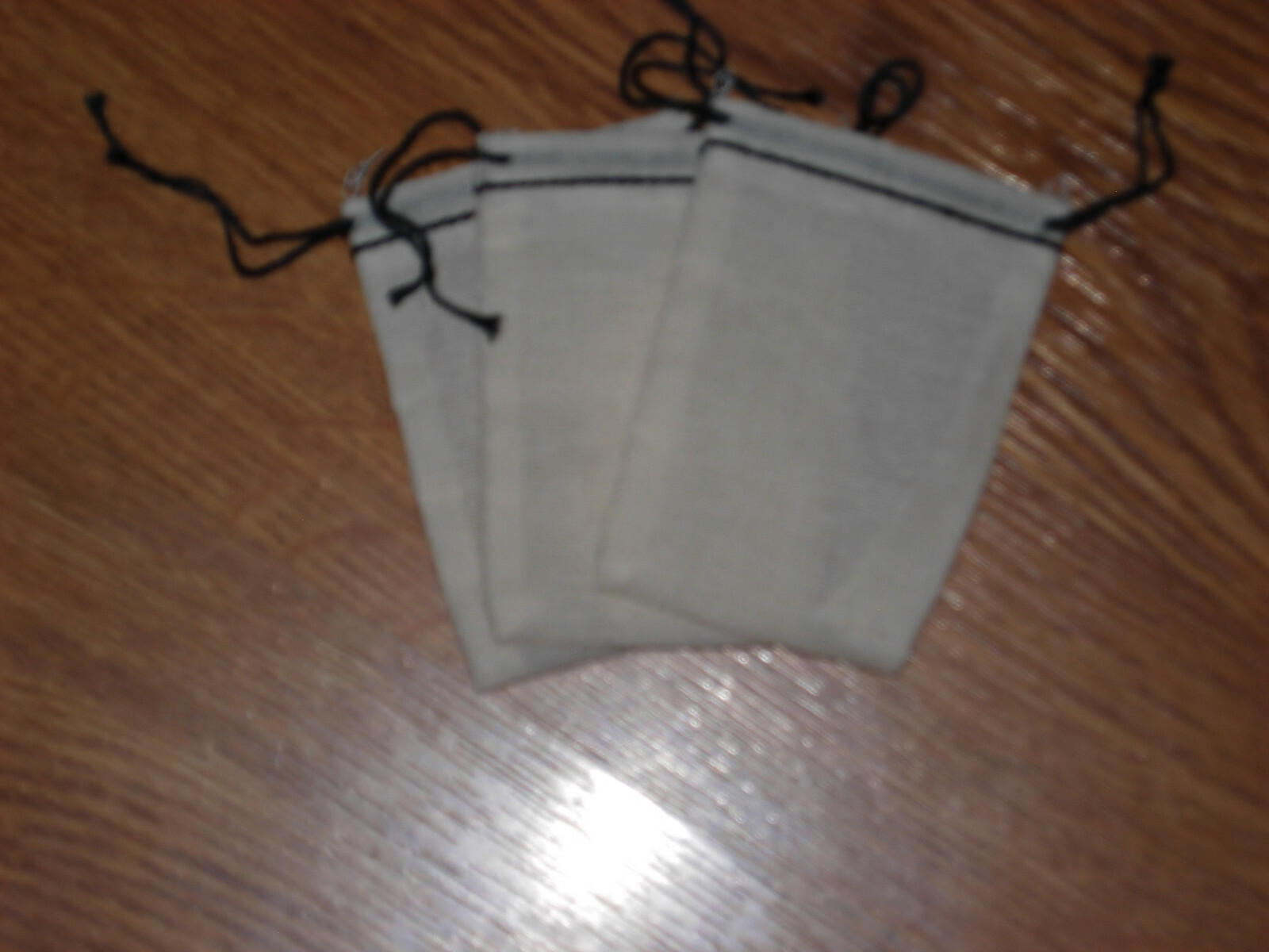 Mini Muslin Double Drawstring Bags Made in the USA