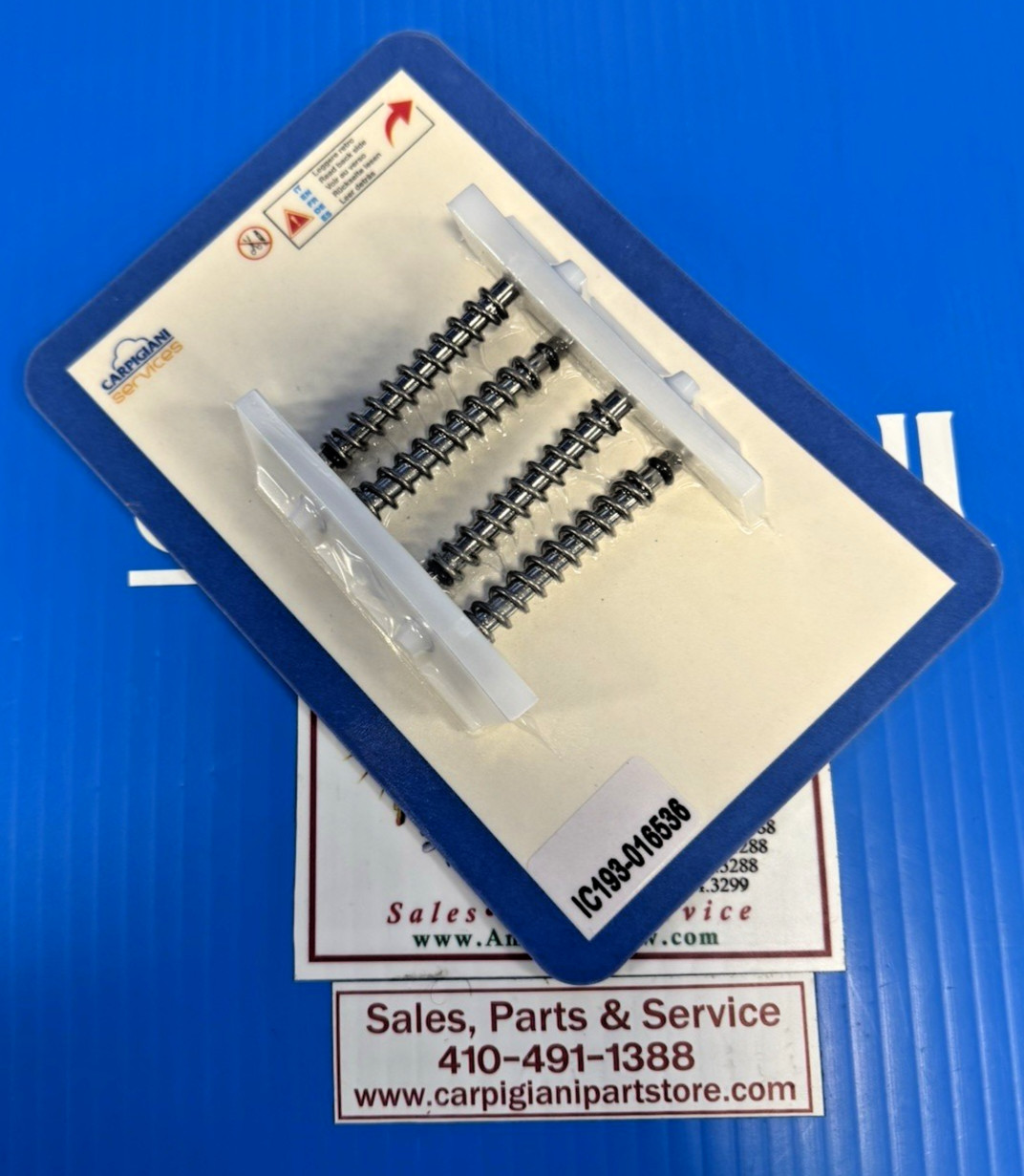 CARPIGIANI PART NUMBER:193-016536 KIT-2 SCRAPERS SELF ADJUST