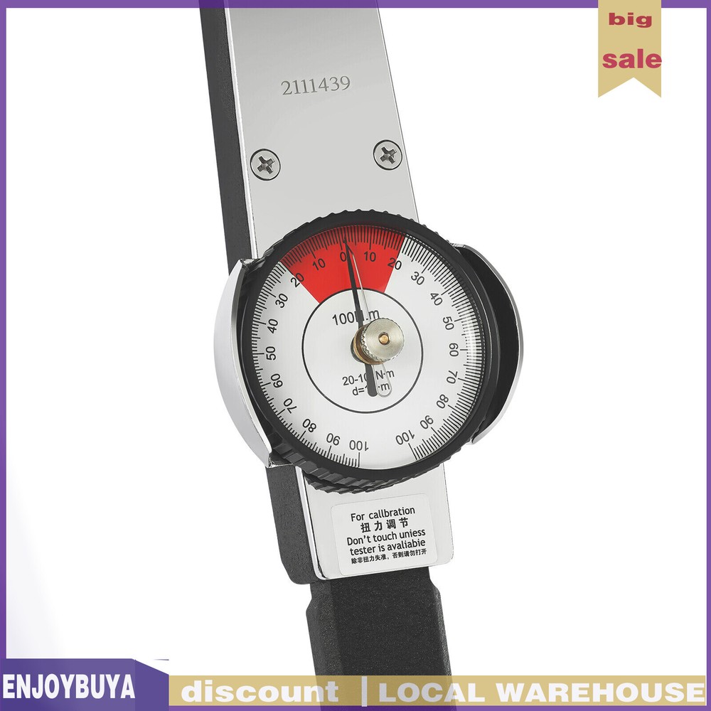 Dial Indicator Torque Wrench Indicating Torquemeter Torque Testing 0-100n.m USA