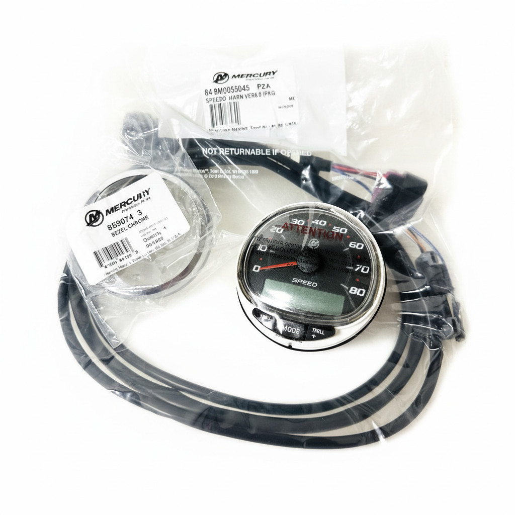 Mercury Smartcraft SC1000 SPEED Multifunction Gauge Speedometer 8M6005761 OEM