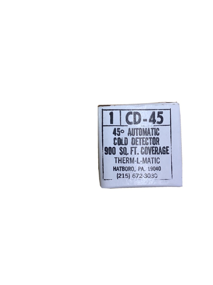 Therm-L-Matic CD-45 45° Automatic Cold Detector ￼